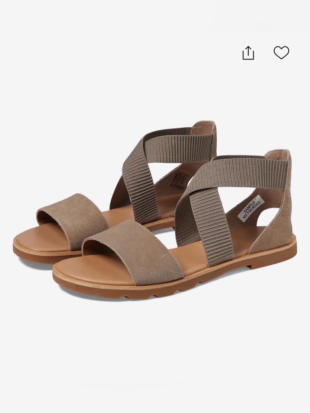 Sorel Ella Elastic Cross-Strap Women’s Sandals size 11